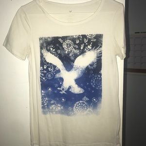 american eagle blue eagle t-shirt